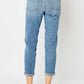 Cuffed Hem Slim Jeans - 4 Ever Trending