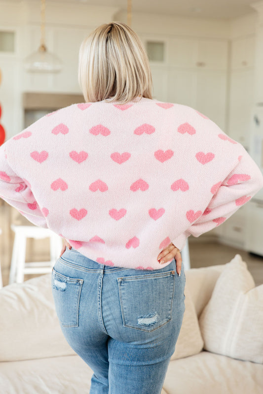 Heart On My Sleeves Sweater - 4 Ever Trending