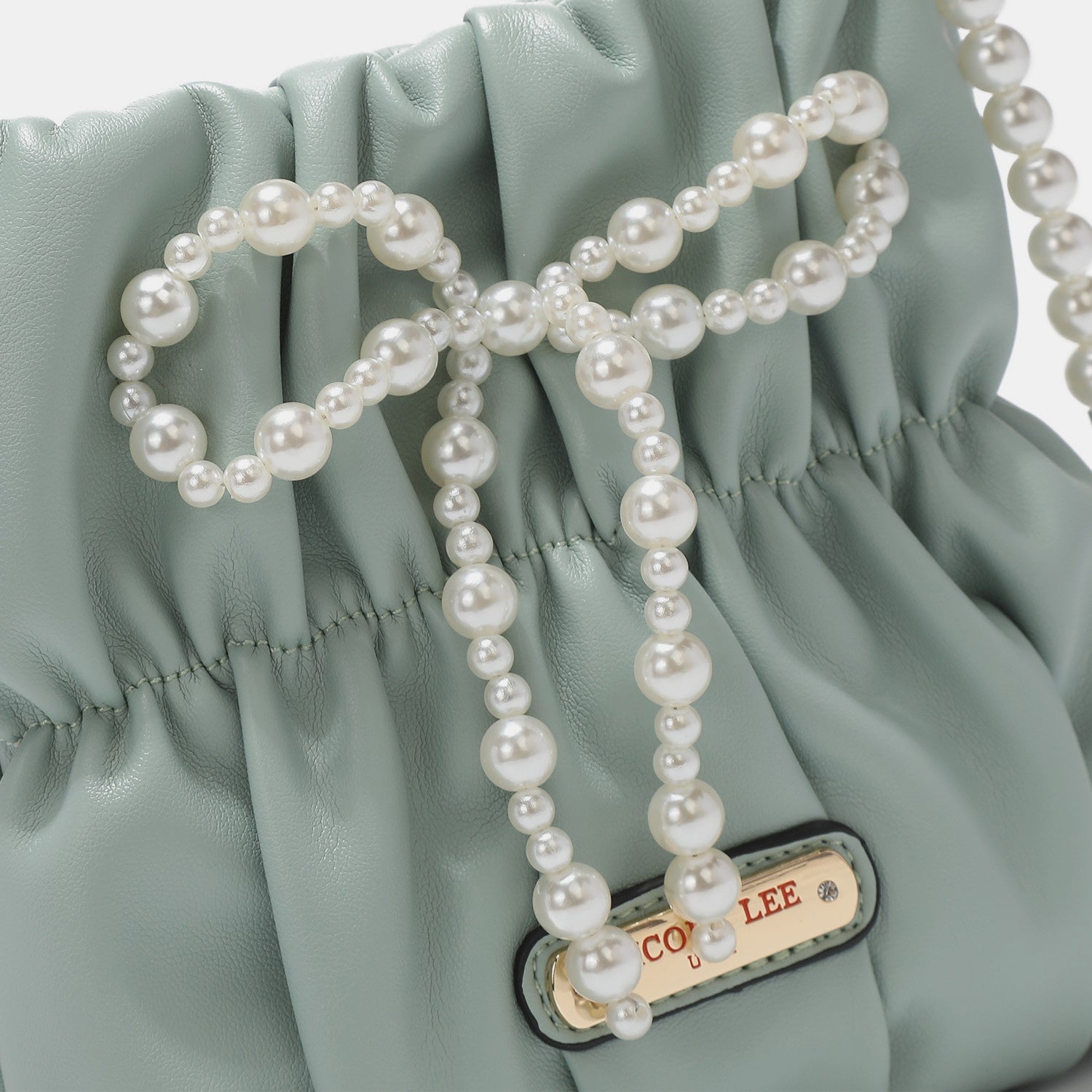 Pearl Bow Chain Strap Purse - 4 Ever Trending