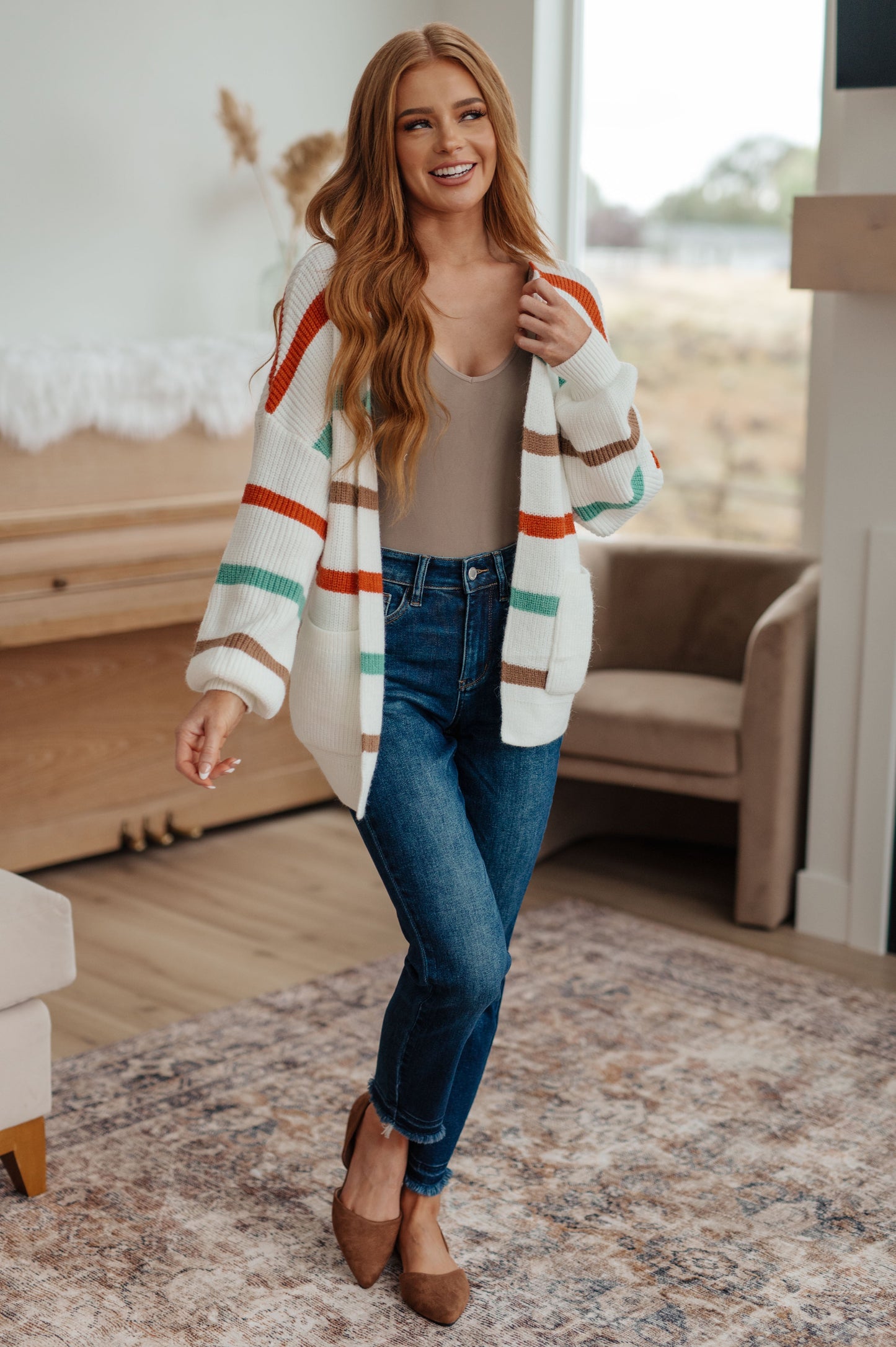 Walk The Line Cable Knit Cardigan - 4 Ever Trending