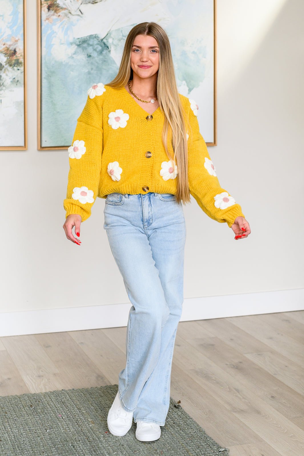 You're Enough Floral Cardigan - 4 Ever Trending