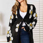 Floral Button Down Longline Cardigan - 4 Ever Trending