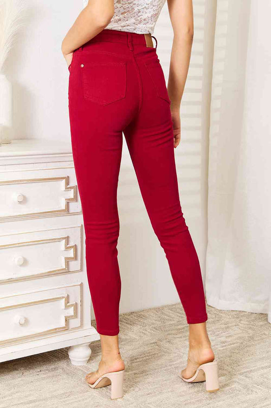 High Waist Tummy Control Skinny Jeans - 4 Ever Trending