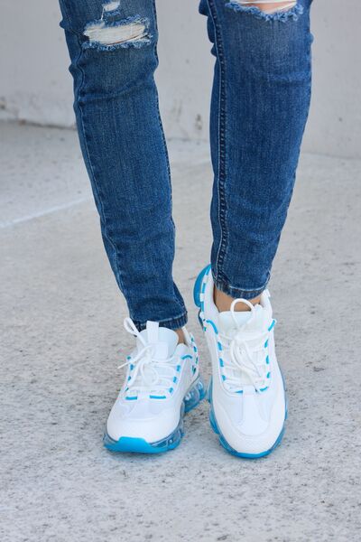 Lace-Up Air-Cushioned Athletic Shoes - 4 Ever Trending