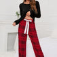 Long Sleeve Top and Pants Lounge Set - 4 Ever Trending