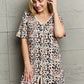 Quilted Quivers Button Down Sleepwear Dress - 4 Ever Trending