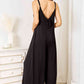 Spaghetti Strap Tied Wide Leg Jumpsuit - 4 Ever Trending