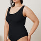 Square Neck Sleeveless Bodysuit - 4 Ever Trending