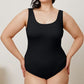 Square Neck Sleeveless Bodysuit - 4 Ever Trending